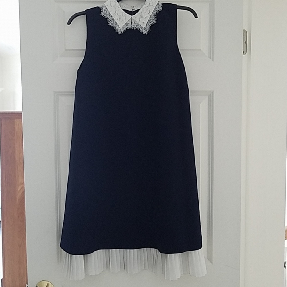 Nanette Lepore navy A-line dress